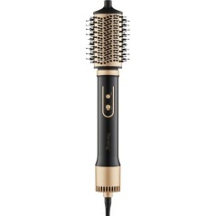 Brosse soufflante 2-en-1 - SAINT ALGUE - Demeliss Volume & Style - 1000 W - 3 températures - Noir / Or