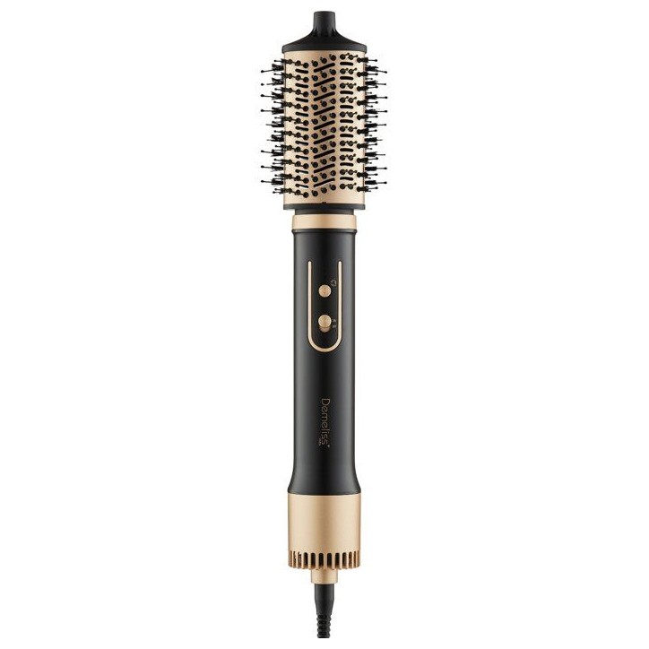 Brosse soufflante 2-en-1 - SAINT ALGUE - Demeliss Volume & Style - 1000 W - 3 températures - Noir / Or Brosse soufflante 2-en-1 - SAINT ALGUE - Demeliss Volume & Style - 1000 W - 3 températures - Noir / Or