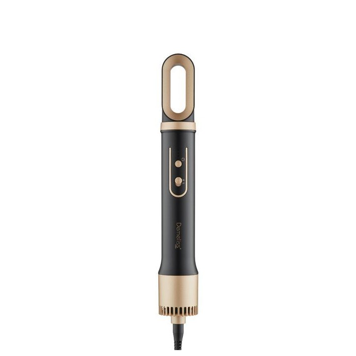 Brosse soufflante 5-en-1 - SAINT ALGUE - Demeliss - 1000 W - 3 températures - Noir / Or Brosse soufflante 5-en-1 - SAINT ALGUE - Demeliss - 1000 W - 3 températures - Noir / Or
