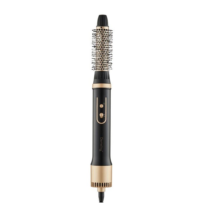 Brosse soufflante 5-en-1 - SAINT ALGUE - Demeliss - 1000 W - 3 températures - Noir / Or Brosse soufflante 5-en-1 - SAINT ALGUE - Demeliss - 1000 W - 3 températures - Noir / Or