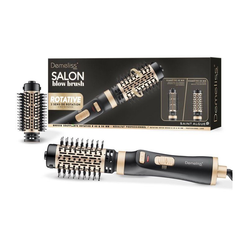 Brosse soufflante rotative - SAINT ALGUE - Demeliss Salon Blow Brush -