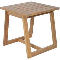 Salon de jardin en bois d'Acacia FSC avec coussins - CALI - 1 table ca
