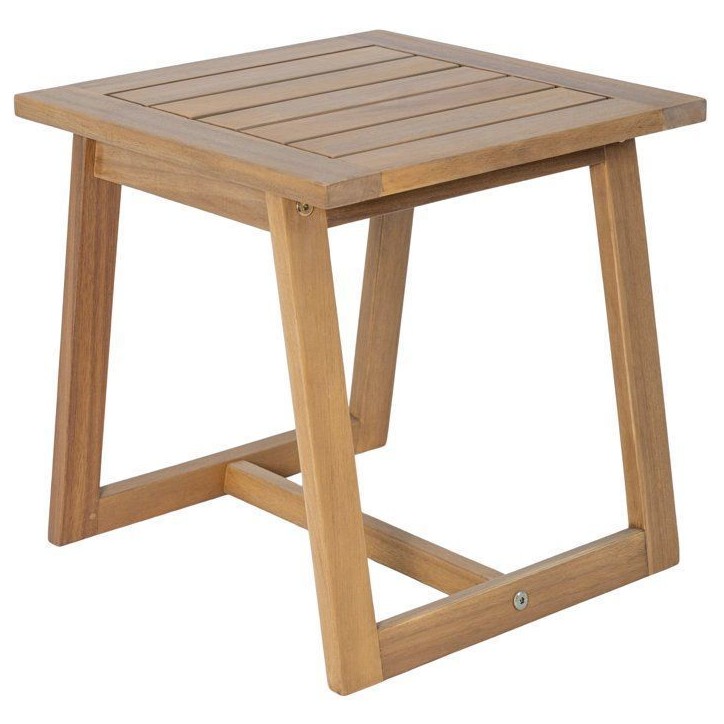 Salon de jardin en bois d'Acacia FSC avec coussins - CALI - 1 table café + 2 fauteuils - Gris - 2 personnes Salon de jardin en bois d'Acacia FSC avec coussins - CALI - 1 table café + 2 fauteuils - Gris - 2 personnes