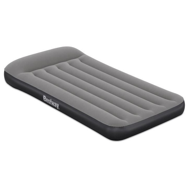 Matelas gonflable - BESTWAY - 671BQ - Tritech Twin - 1 personne, pompe USB intégrée, 1,88 m x 99 cm x 30 cm