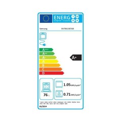Four encastrable - Pyrolyse - SAMSUNG - NV7B41307AB - Noir - 76 L - 59