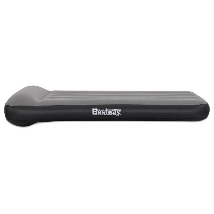 Matelas gonflable - BESTWAY - 671BQ - Tritech Twin - 1 personne, pompe USB intégrée, 1,88 m x 99 cm x 30 cm