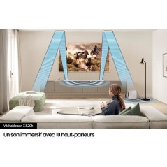 Barre de son 3.1.2ch - SAMSUNG - HW-S811D/XE - Atmos sans fil - Ultra-