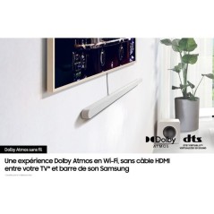 Barre de son 3.1.2ch - SAMSUNG - HW-S811D/XE - Atmos sans fil - Ultra-
