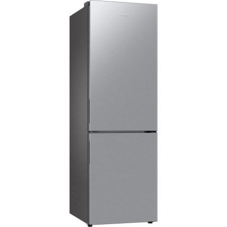 Réfrigérateur combiné - SAMSUNG - RB33B610ESA - No Frost - 344 L - Classe E - 59,5 x 65,8 x 185,3 cm - Gris métal