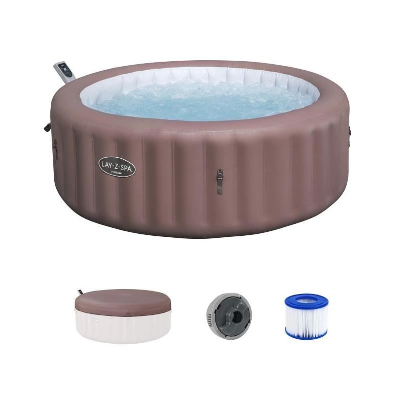 Spa gonflable BESTWAY - Lay-Z-Spa Hawaii - 140 airjets - 196 x 71 cm - Spa gonflable BESTWAY - Lay-Z-Spa Hawaii - 140 airjets - 196 x 71 cm -