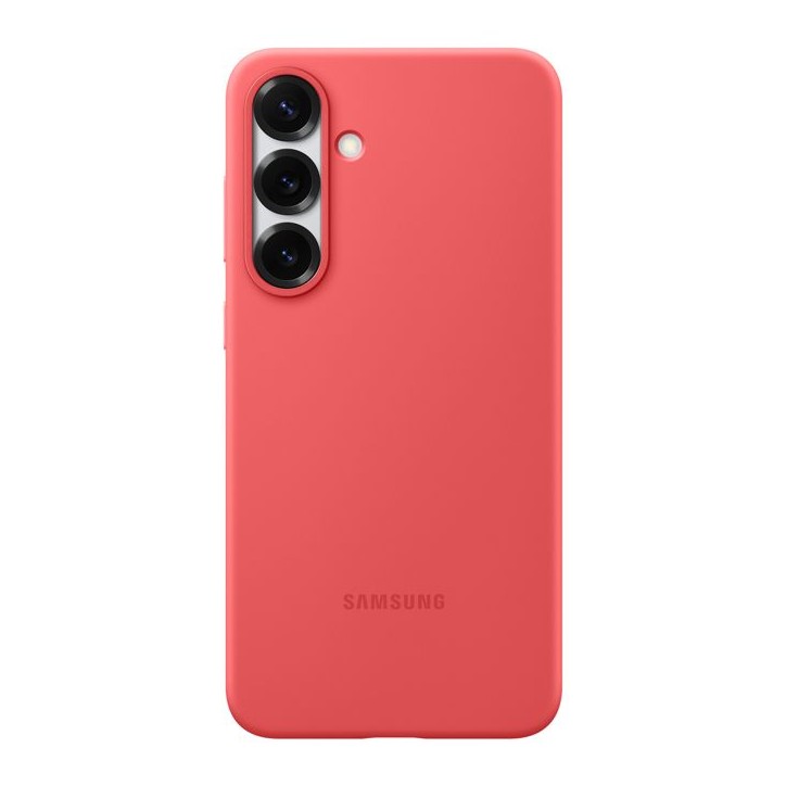 Coque de protection - Samsung - Galaxy S25 Plus - Silicone Souple - Rouge - Protection Résistante Coque de protection - Samsung - Galaxy S25 Plus - Silicone Souple - Rouge - Protection Résistante