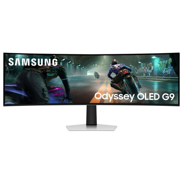 Ecran PC Gamer incurvé - SAMSUNG - 49'' - Dual QHD - 144Hz - Dalle OLED - 0.03ms - Ajustable en hauteur - ODYSSEY OLED G9 - G91 Ecran PC Gamer incurvé - SAMSUNG - 49'' - Dual QHD - 144Hz - Dalle OLED - 0.03ms - Ajustable en hauteur - ODYSSEY OLED G9 - G91