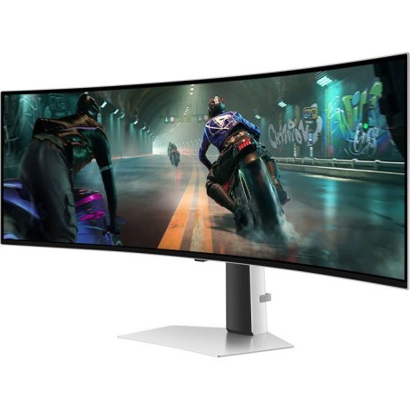Ecran PC Gamer incurvé - SAMSUNG - 49'' - Dual QHD - 144Hz - Dalle OLED - 0.03ms - Ajustable en hauteur - ODYSSEY OLED G9 - G91