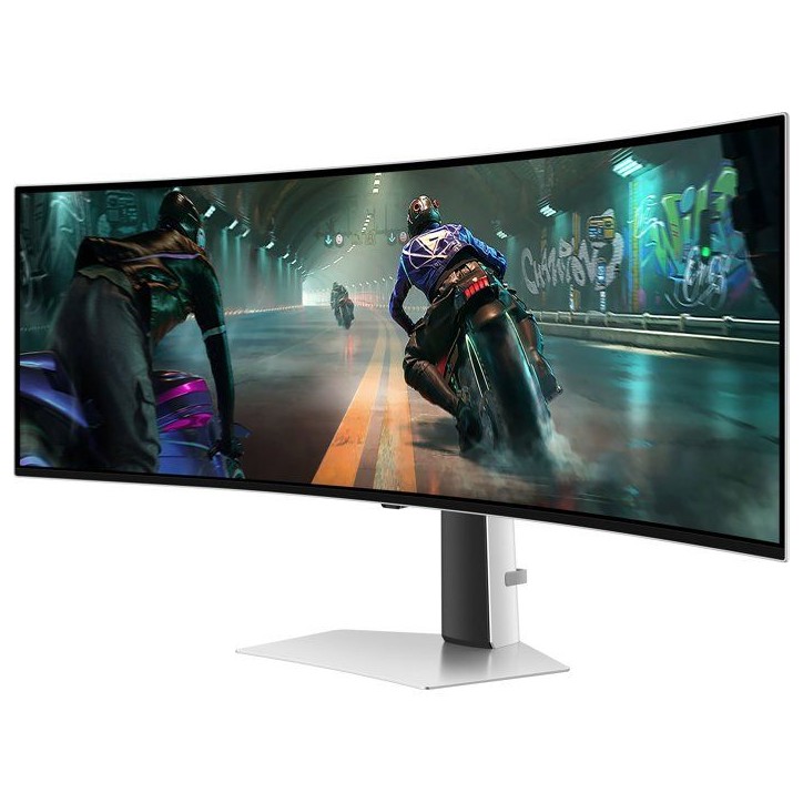 Ecran PC Gamer incurvé - SAMSUNG - 49'' - Dual QHD - 144Hz - Dalle OLED - 0.03ms - Ajustable en hauteur - ODYSSEY OLED G9 - G91 Ecran PC Gamer incurvé - SAMSUNG - 49'' - Dual QHD - 144Hz - Dalle OLED - 0.03ms - Ajustable en hauteur - ODYSSEY OLED G9 - G91