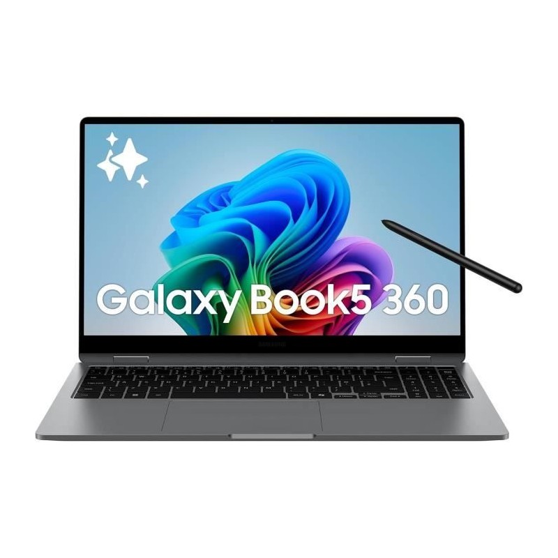 PC portable - SAMSUNG - Galaxy Book5 360 - 15,6 - Intel Core Ultra 5 -