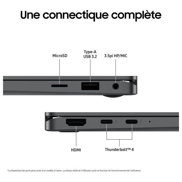 PC portable - SAMSUNG - Galaxy Book5 360 - 15,6 - Intel Core Ultra 5 - 16 Go RAM - 512 Go SSD - AZERTY PC portable - SAMSUNG - Galaxy Book5 360 - 15,6 - Intel Core Ultra 5 - 16 Go RAM - 512 Go SSD - AZERTY