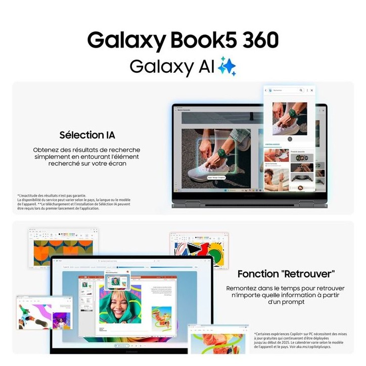 PC Portable - Samsung - Galaxy book 5 360 - Intel Core Ultra 7 - 16Go RAM - 1To SSD - Anthracite - AZERTY PC Portable - Samsung - Galaxy book 5 360 - Intel Core Ultra 7 - 16Go RAM - 1To SSD - Anthracite - AZERTY