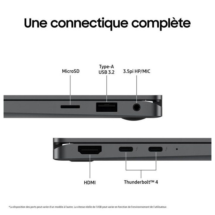 PC Portable - Samsung - Galaxy book 5 360 - Intel Core Ultra 7 - 16Go RAM - 1To SSD - Anthracite - AZERTY PC Portable - Samsung - Galaxy book 5 360 - Intel Core Ultra 7 - 16Go RAM - 1To SSD - Anthracite - AZERTY