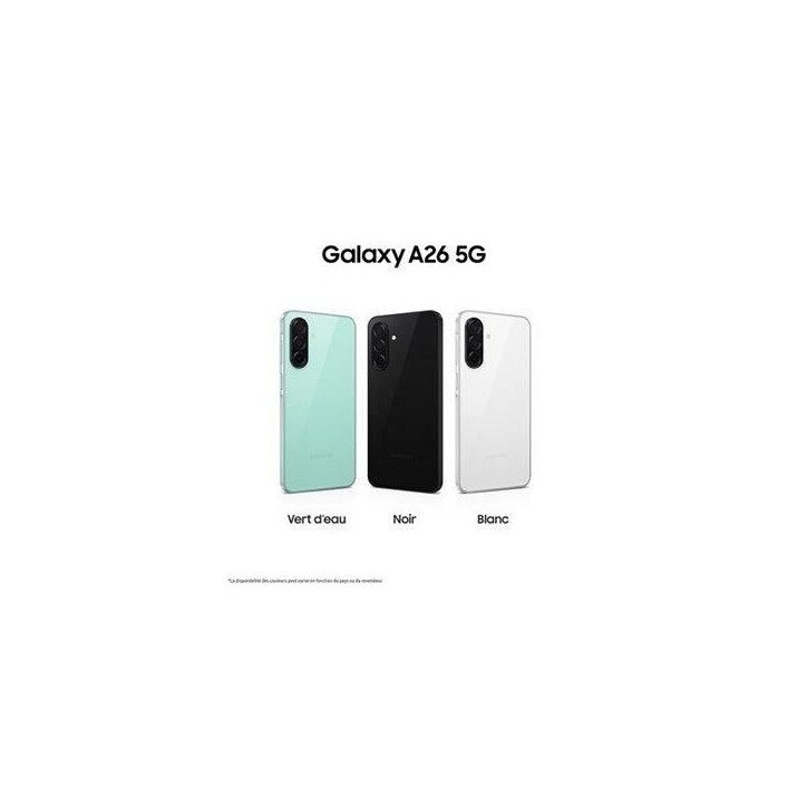 SAMSUNG Galaxy A26 5G Smartphone 128 Go Noir SAMSUNG Galaxy A26 5G Smartphone 128 Go Noir