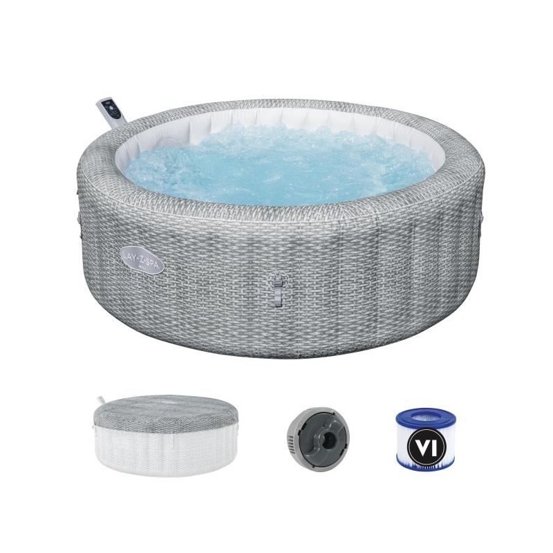 Spa gonflable BESTWAY - Lay-Z-Spa Bali - 140 airjets - 196 x 71 cm - 4 Spa gonflable BESTWAY - Lay-Z-Spa Bali - 140 airjets - 196 x 71 cm - 4