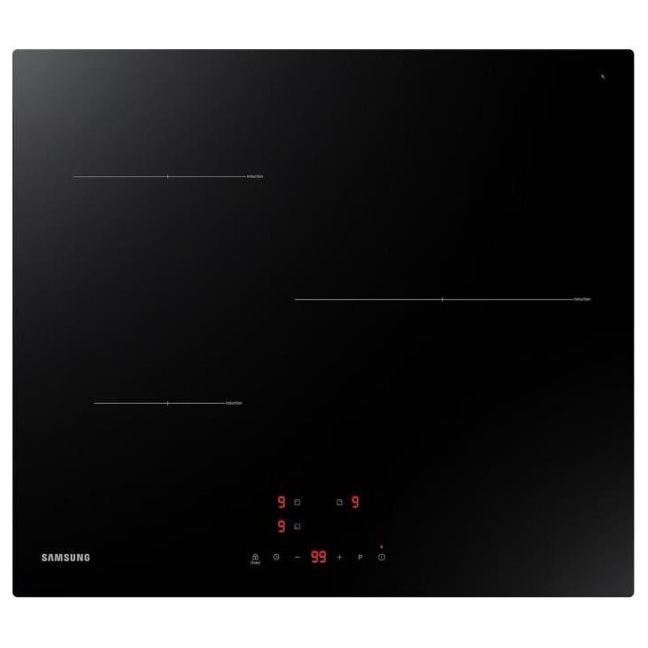 Table induction SAMSUNG NZ63T3706A1/UR - 3 foyers - L59 cm - Zone 28cm Table induction SAMSUNG NZ63T3706A1/UR - 3 foyers - L59 cm - Zone 28cm