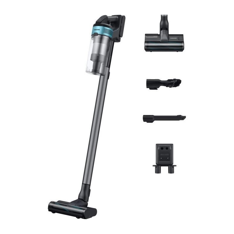 SAMSUNG Jet 75E Turbo - Aspirateur Balai sans Fil - Puissance 200 AW -