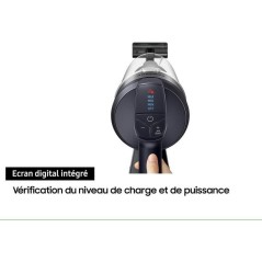 SAMSUNG Jet 75E Turbo - Aspirateur Balai sans Fil - Puissance 200 AW -
