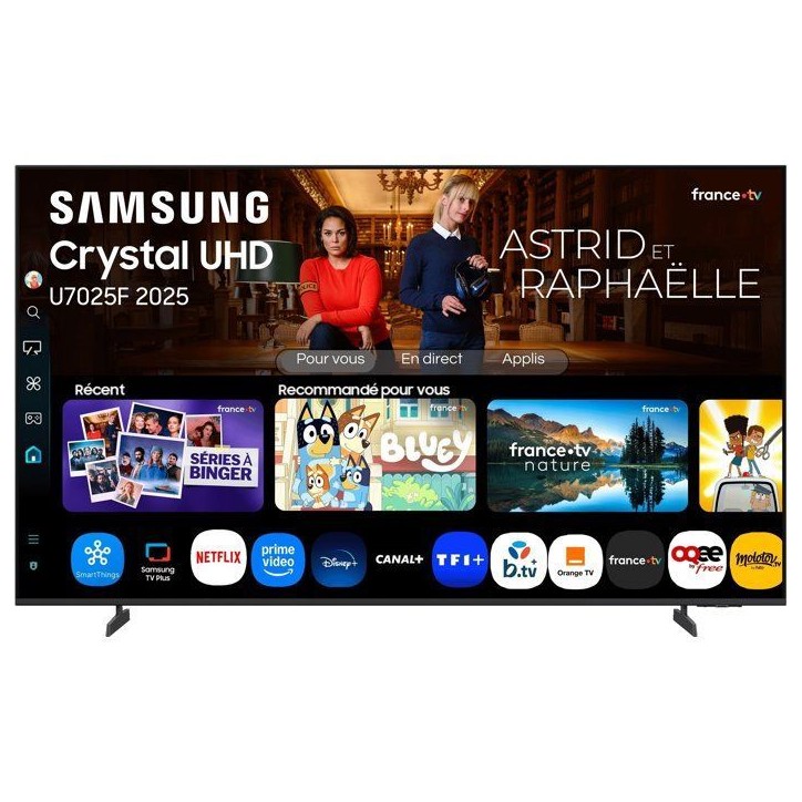 Samsung TU65U7025F - TV LED 65 (165 cm) - 4K UHD 3840x2160 - HDR - Smart TV - Gaming Hub - 3xHDMI - WiFi Samsung TU65U7025F - TV LED 65 (165 cm) - 4K UHD 3840x2160 - HDR - Smart TV - Gaming Hub - 3xHDMI - WiFi