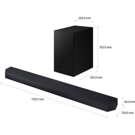 Barre de son - Samsung - HW-Q600H/ZF - 3.1.2 CH