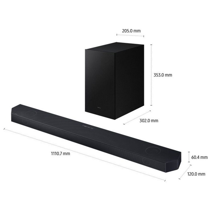 Barre de son - Samsung - HW-Q600H/ZF - 3.1.2 CH Barre de son - Samsung - HW-Q600H/ZF - 3.1.2 CH
