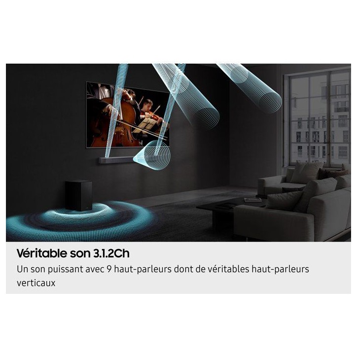 Barre de son - Samsung - HW-Q600H/ZF - 3.1.2 CH Barre de son - Samsung - HW-Q600H/ZF - 3.1.2 CH