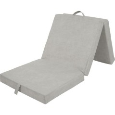 Chauffeuse pliante multi-positions - SAMBA - Mousse et tissu - Beige -
