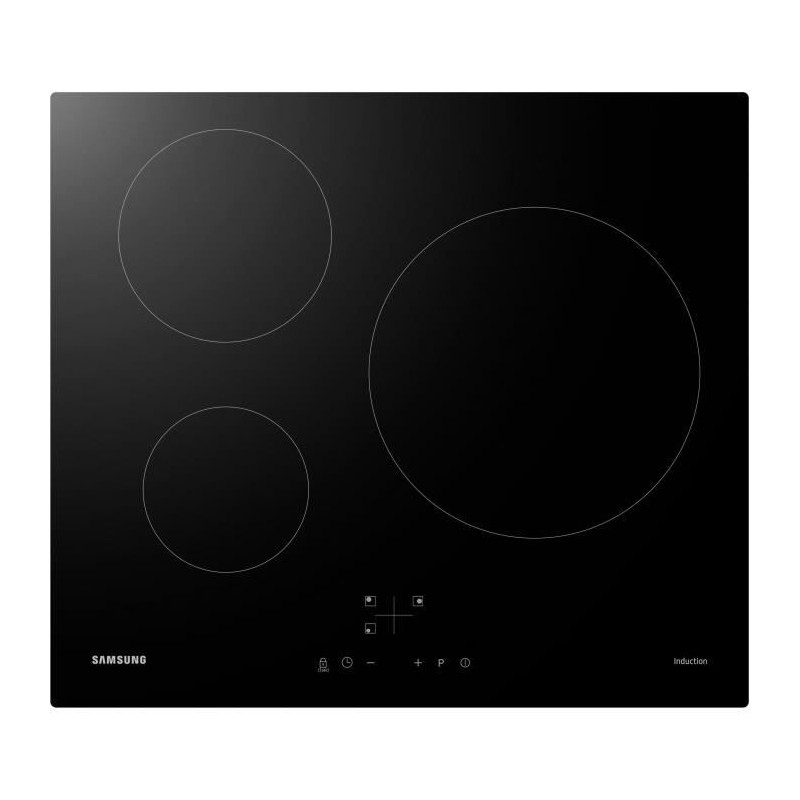 Plaque de cuisson induction - SAMSUNG - 3 zones - L59 x P57 cm - NZ63M