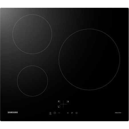 Plaque de cuisson induction - SAMSUNG - 3 zones - L59 x P57 cm - NZ63M