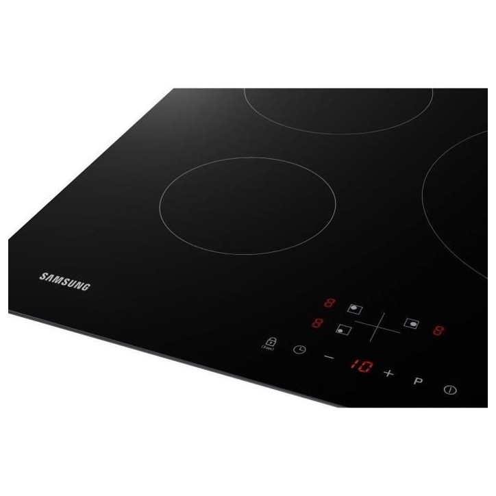 Plaque de cuisson induction - SAMSUNG - 3 zones - L59 x P57 cm - NZ63M3NM1BB/UR - 7200 W - Revetement verre - Noir Plaque de cuisson induction - SAMSUNG - 3 zones - L59 x P57 cm - NZ63M3NM1BB/UR - 7200 W - Revetement verre - Noir