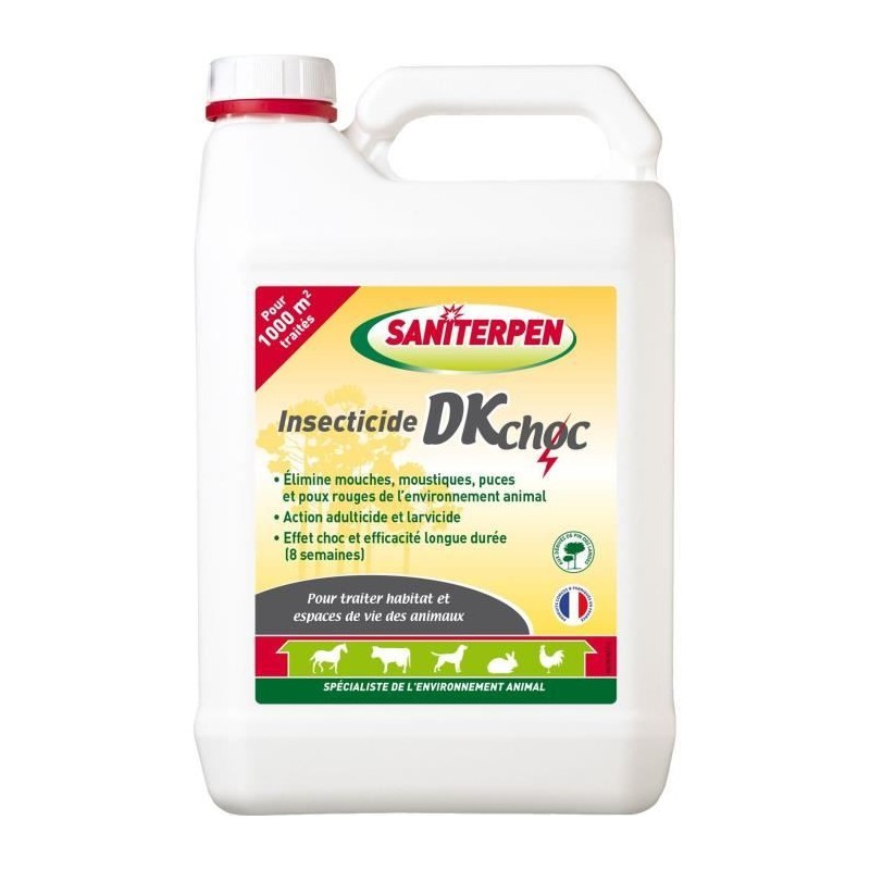 SANITERPEN DK 5L - Insectiside - Prévention maladie, élimine insecte
