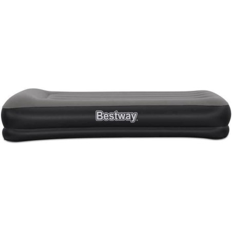 Matelas gonflable - BESTWAY - 671BT - Tritech Twin - 1 personne, pompe USB intégrée, 1,91 m x 97 cm x 36 cm