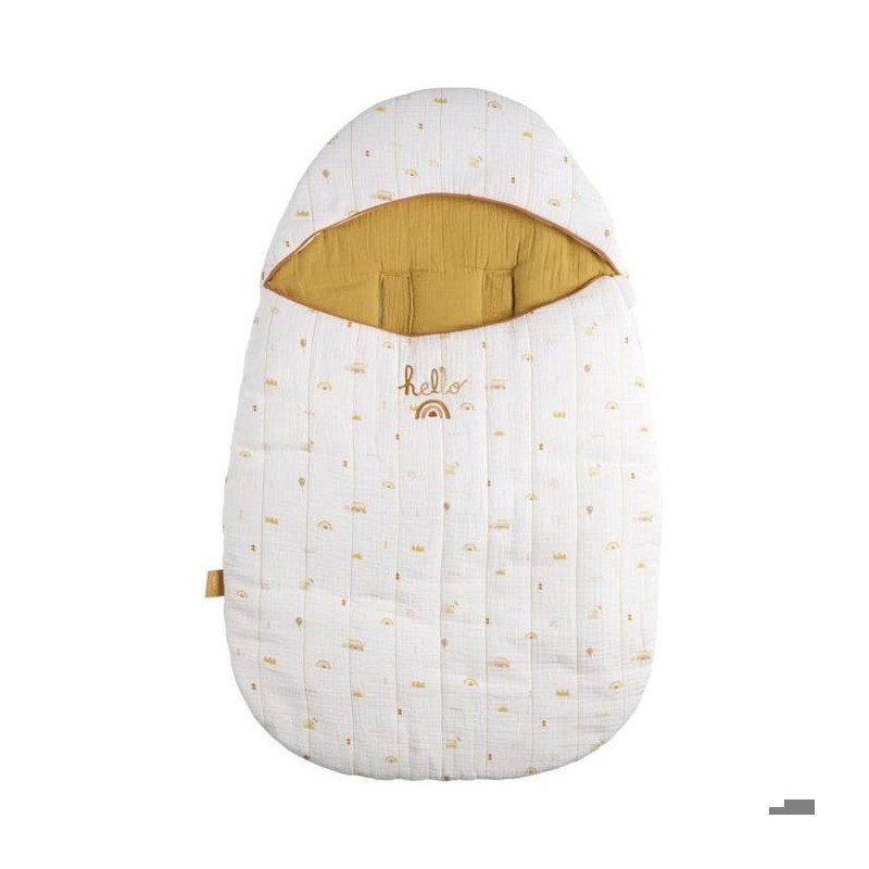 Nid d'ange - SAUTHON - SUNLIGHT - 0-4 mois - Mousseline de coton - Imp
