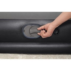Matelas gonflable - BESTWAY - 671BT - Tritech Twin - 1 personne, pompe