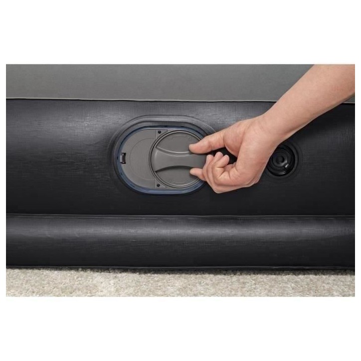 Matelas gonflable - BESTWAY - 671BT - Tritech Twin - 1 personne, pompe USB intégrée, 1,91 m x 97 cm x 36 cm Matelas gonflable - BESTWAY - 671BT - Tritech Twin - 1 personne, pompe USB intégrée, 1,91 m x 97 cm x 36 cm