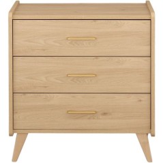 Chambre bébé duo - Lit 120 x 60 cm + Commode 3 tiroirs - Arty - SAUT