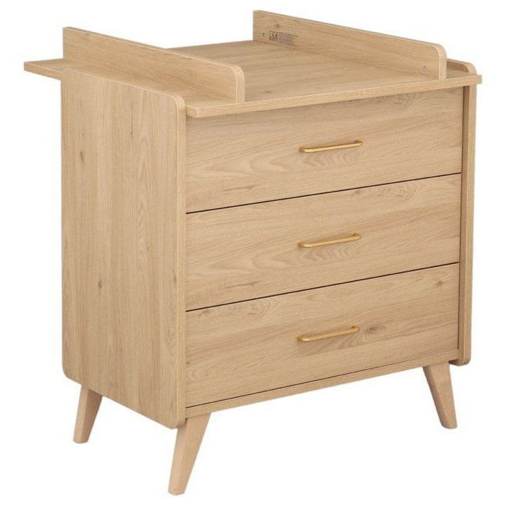 Chambre bébé trio - Lit 120 x 60 cm + Commode 3 tiroir + Armoire Chene suave - Arty - SAUTHON Chambre bébé trio - Lit 120 x 60 cm + Commode 3 tiroir + Armoire Chene suave - Arty - SAUTHON