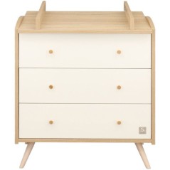 Commode a langer - SAUTHON - Access - 3 tiroirs - Surface a langer de