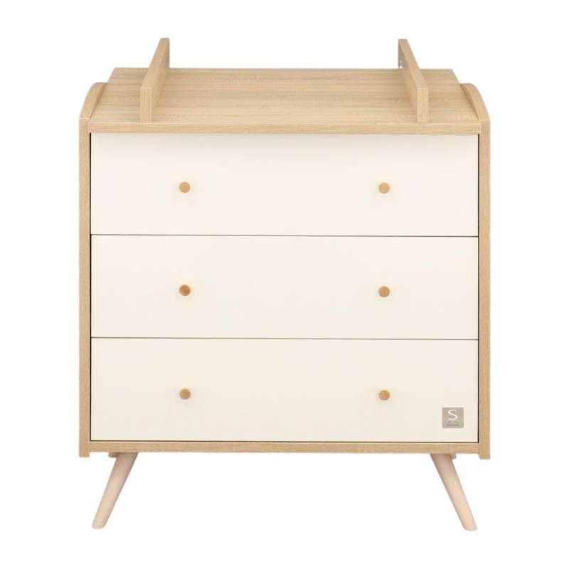 Commode a langer - SAUTHON - Access - 3 tiroirs - Surface a langer de