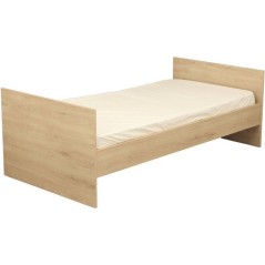 Chambre bébé trio - Lit 120 x 60 cm + Commode + Armoire 2 portes - A