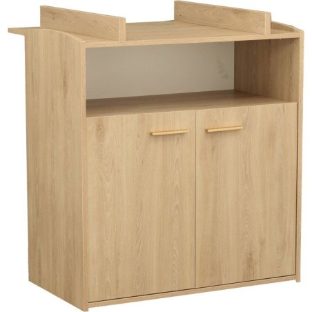 Commode a langer - SAUTHON - Adele - Surface a langer de 53 x 65 cm - Bois
