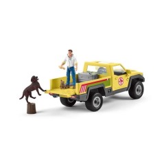 Coffret Visite du Vétérinaire a la ferme 12 Pieces - Avec Animaux de