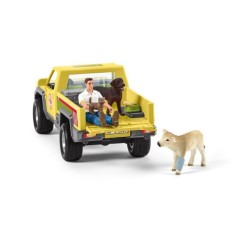 Coffret Visite du Vétérinaire a la ferme 12 Pieces - Avec Animaux de