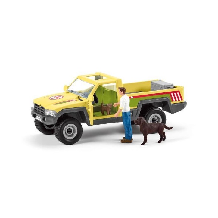 Coffret Visite du Vétérinaire a la ferme 12 Pieces - Avec Animaux de la Ferme, Véhicule et Vétérinaire - SCHLEICH - 42503 F Coffret Visite du Vétérinaire a la ferme 12 Pieces - Avec Animaux de la Ferme, Véhicule et Vétérinaire - SCHLEICH - 42503 F