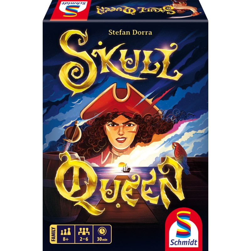 Skull Queen Jeu de cartes - SCHMIDT - 49456 - Multicolore - 2 a 6 joue